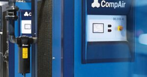 CompAir rotary screw air compressor with Delcos XL controller